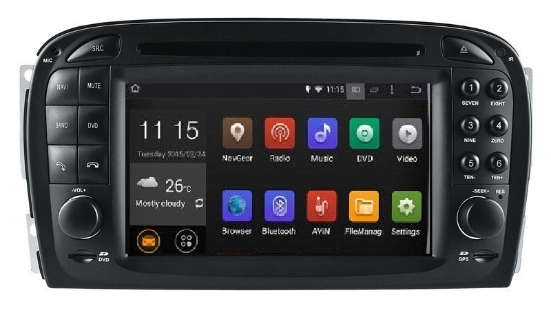 Mercedes SL R230 20012008 radio navigatie bluetooth